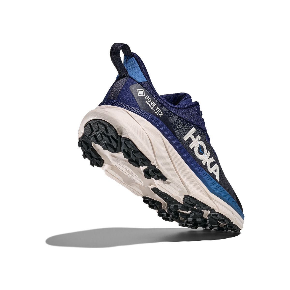 Godt dempet terrengsko fra Hoka til herre- Challenger ATR 7 GTX i fargen Midnight Blue Grout