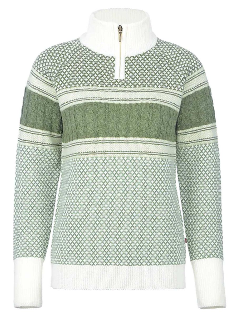 Ullgenser til dame fra Jotunheim i fargen Hedge Green