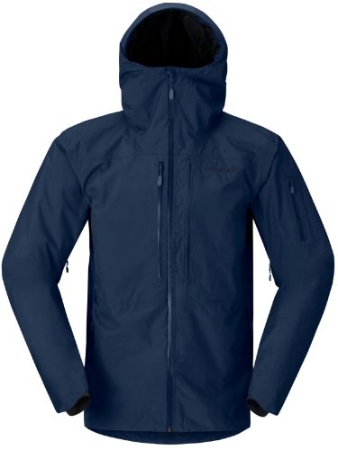 Vis detaljer for Lofoten Gore-Tex insulated Jacket M's Isolert skalljakke til herre fra Norrøna i fargen Indigo Night