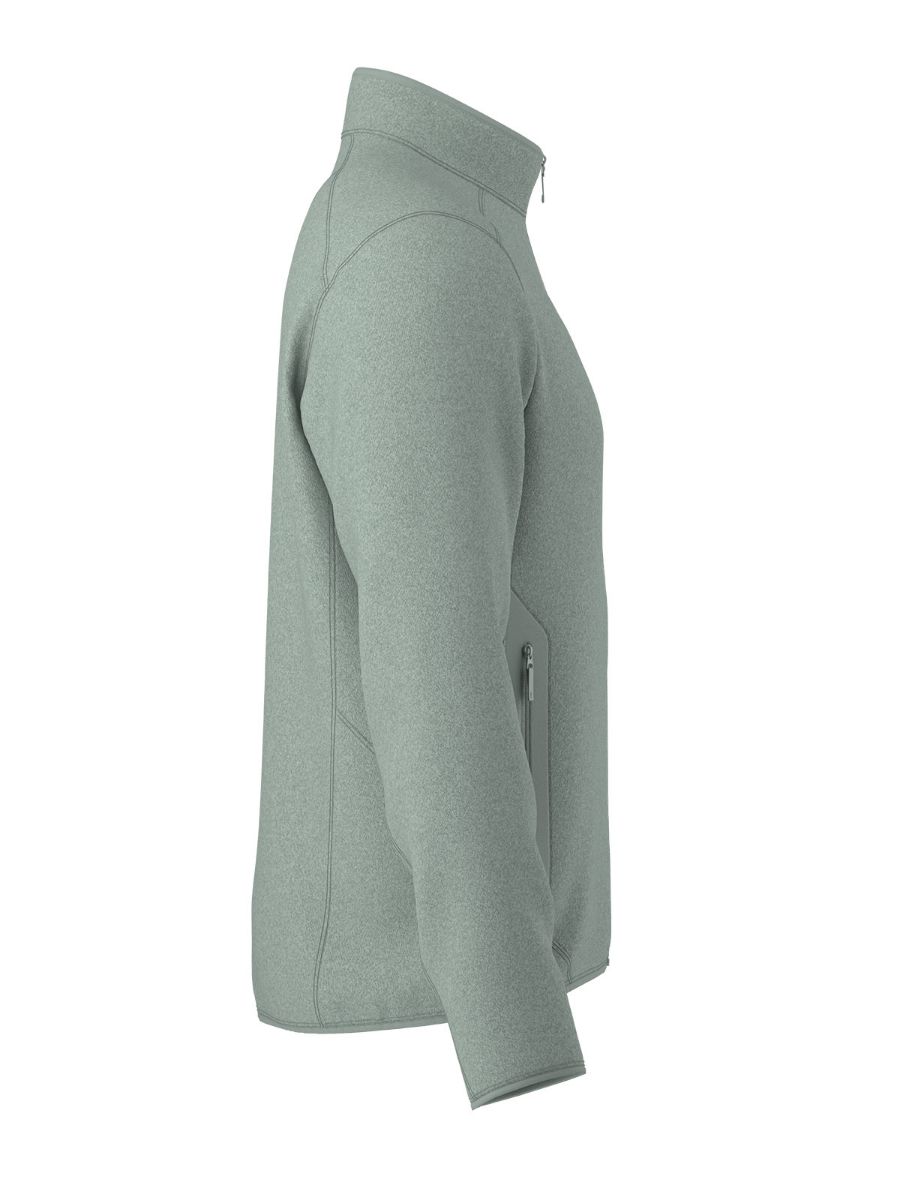 Tidløs og klassisk fleecejakke til herre fra Arcteryx i fargen Stone Green Heather