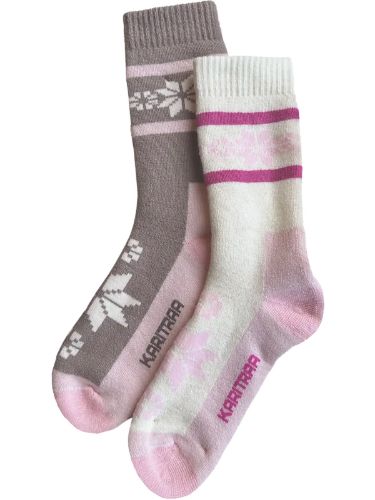 Vis detaljer for RUSA SOCK 2PK Ullsokker fra Kari Traa i fargen Mocha
