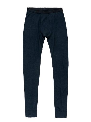 Longs til herre i merino og silke i fargen Ink. Ekstra varm: perfekt for krevende forhold