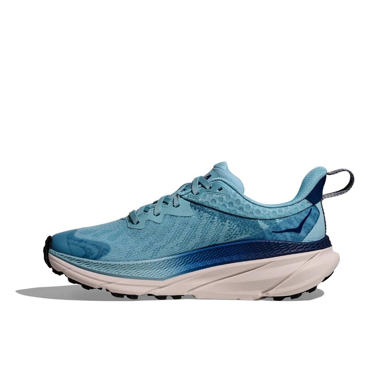 Lett og dempet løpesko fra Hoka med Gore-Tex membran i fargen Raindrop Grout