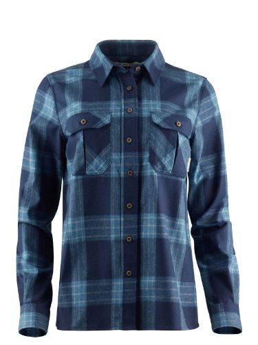 Skjorte i ull til dame fra Aclima med rutete mønster