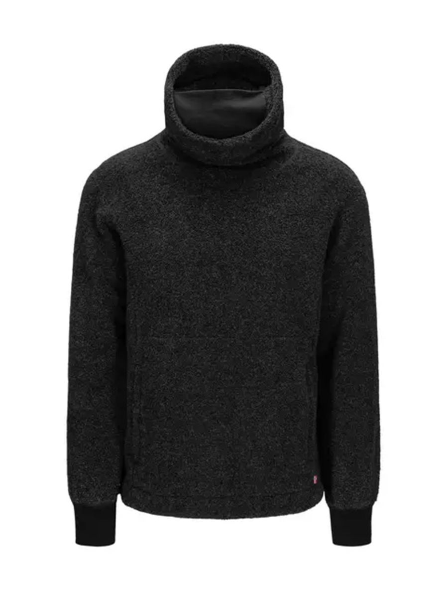 Hettegenser i ull til dame og herre fra Aclima i fargen Dark Grey Melange