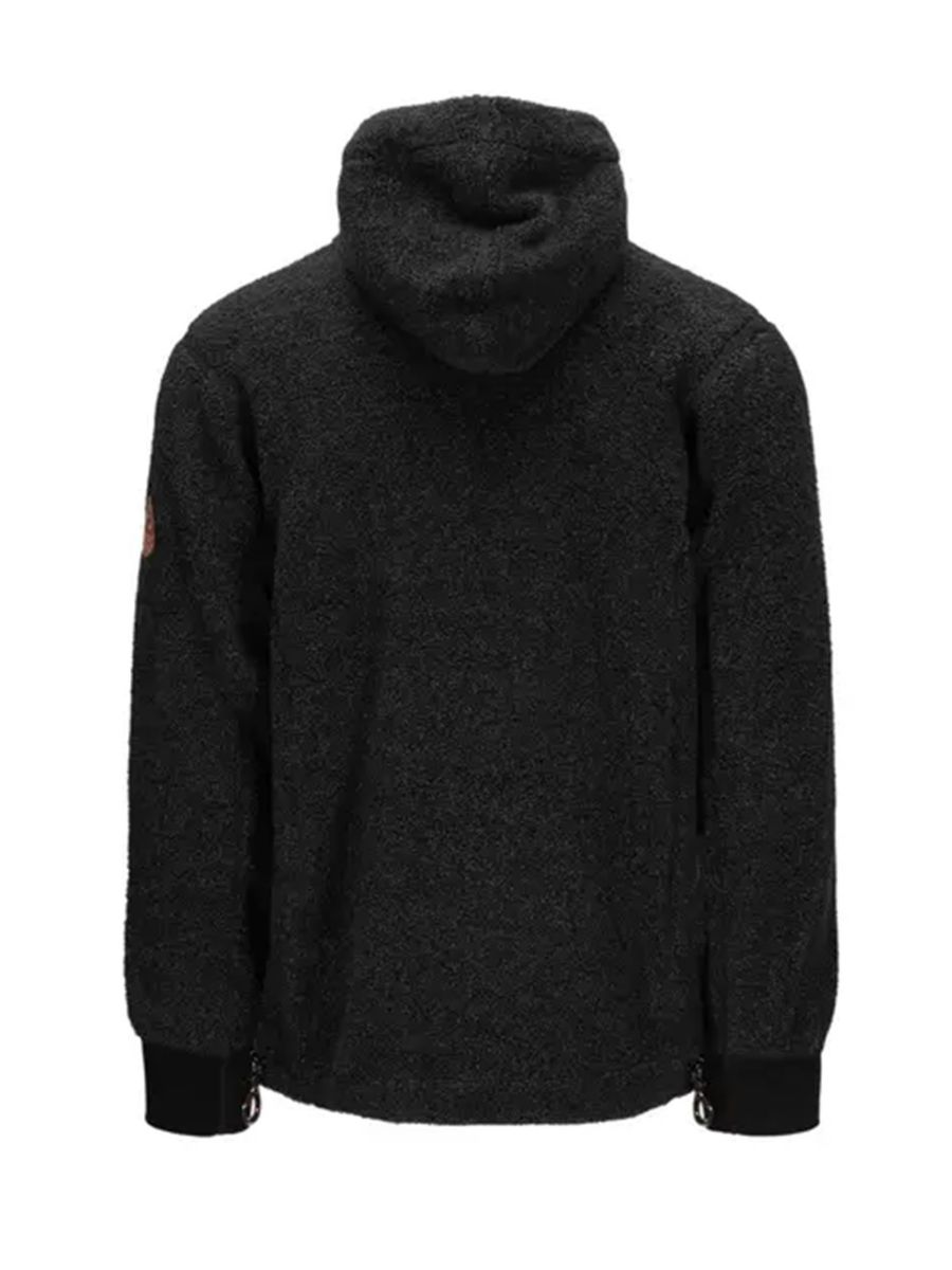 Hettegenser i ull til dame og herre fra Aclima i fargen Dark Grey Melange