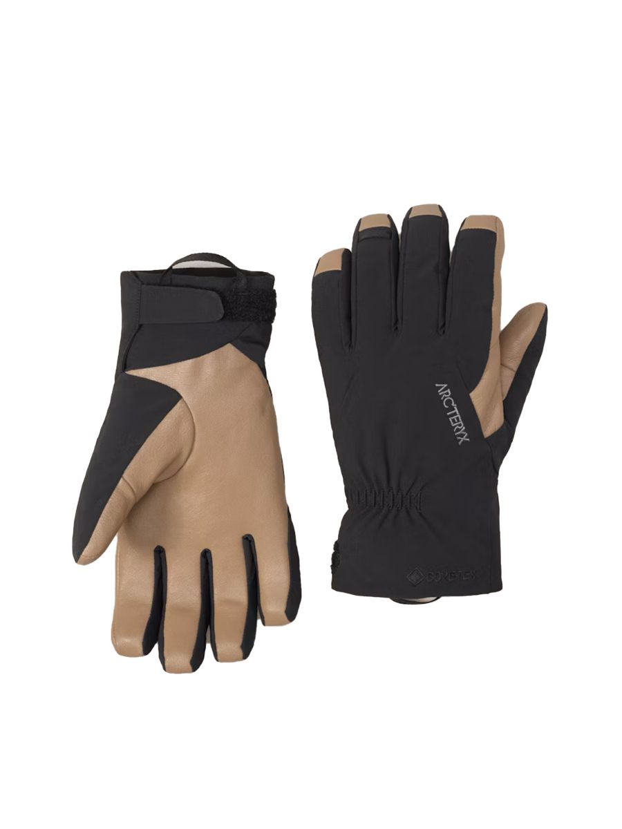 Beskyttende og varme hansker fra Arcteryx i fargen Black/ Canvas