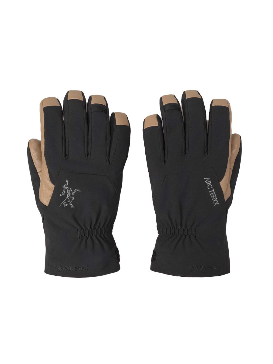 Beskyttende og varme hansker fra Arcteryx i fargen Black/ Canvas