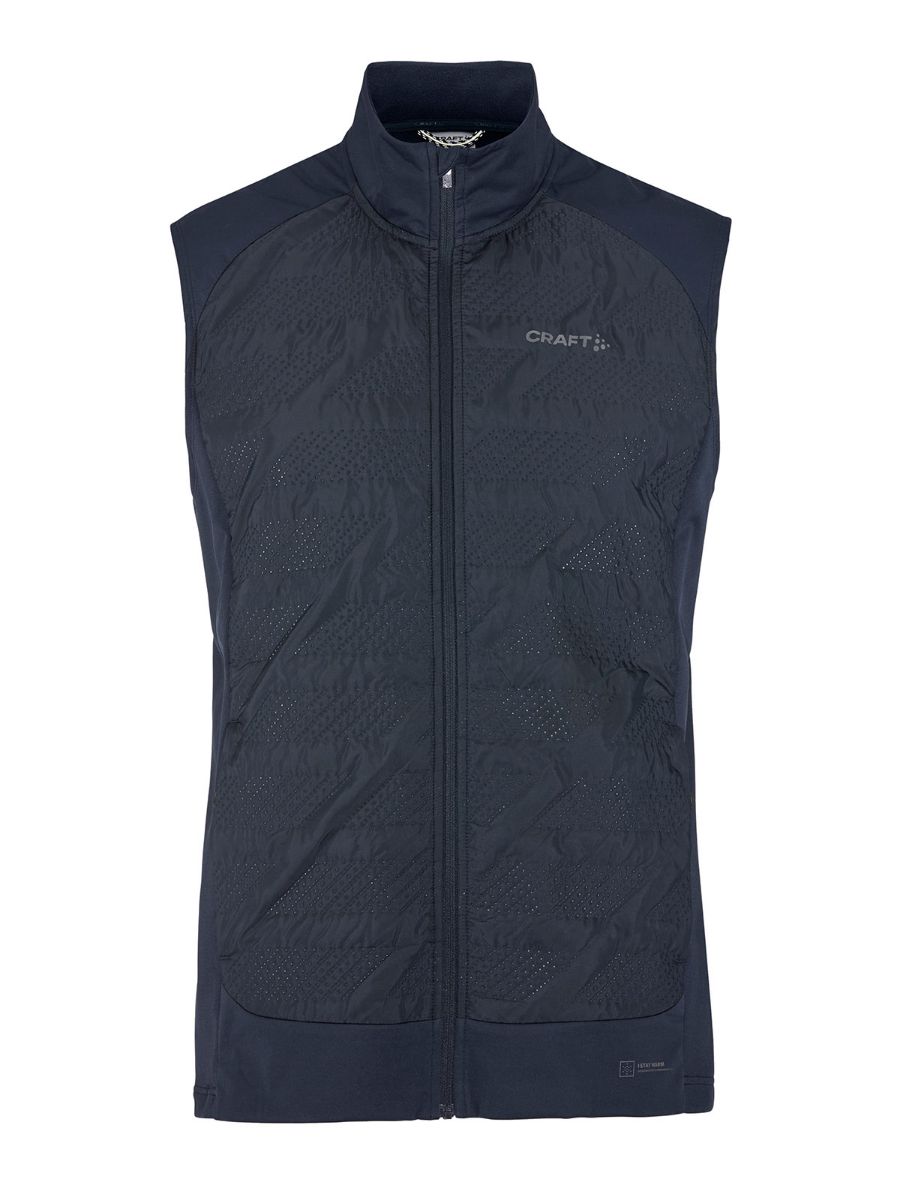 Isolerende vest til herre fra Craft, optimal for langrenn og annen trening