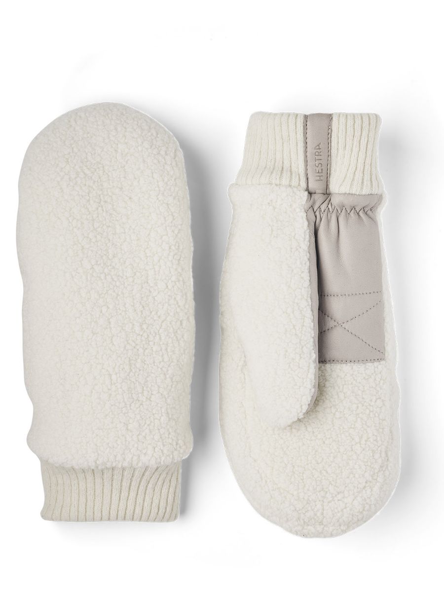 Myk og varme votter fra Hestra med myk fleece i ull