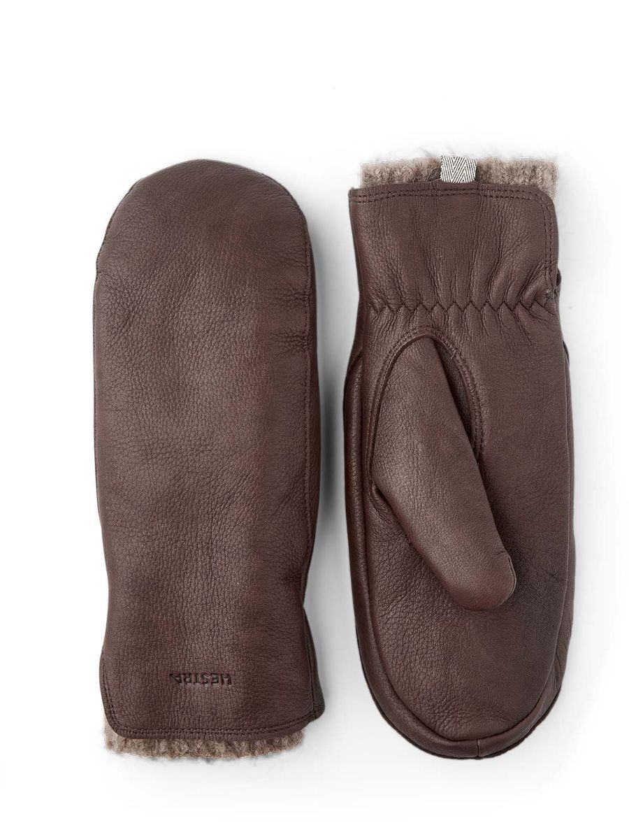 Votter i skinn fra Hestra med uttagbart for