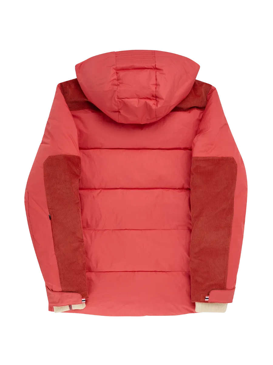Amundsen Groomer Jacket Mens i fargen Weathered Red. Varm dunjakke herre