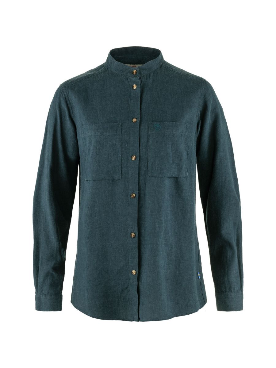 Skjorte til dame fra Fjellreven i fargen Midnight Blue