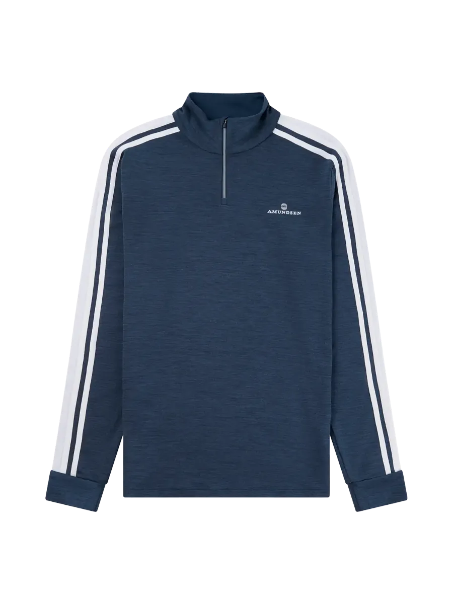 Amundsen 5mila Half Zip Lines Mens. Den populære Amundsen 5mila genseren i fargen Faded Navy