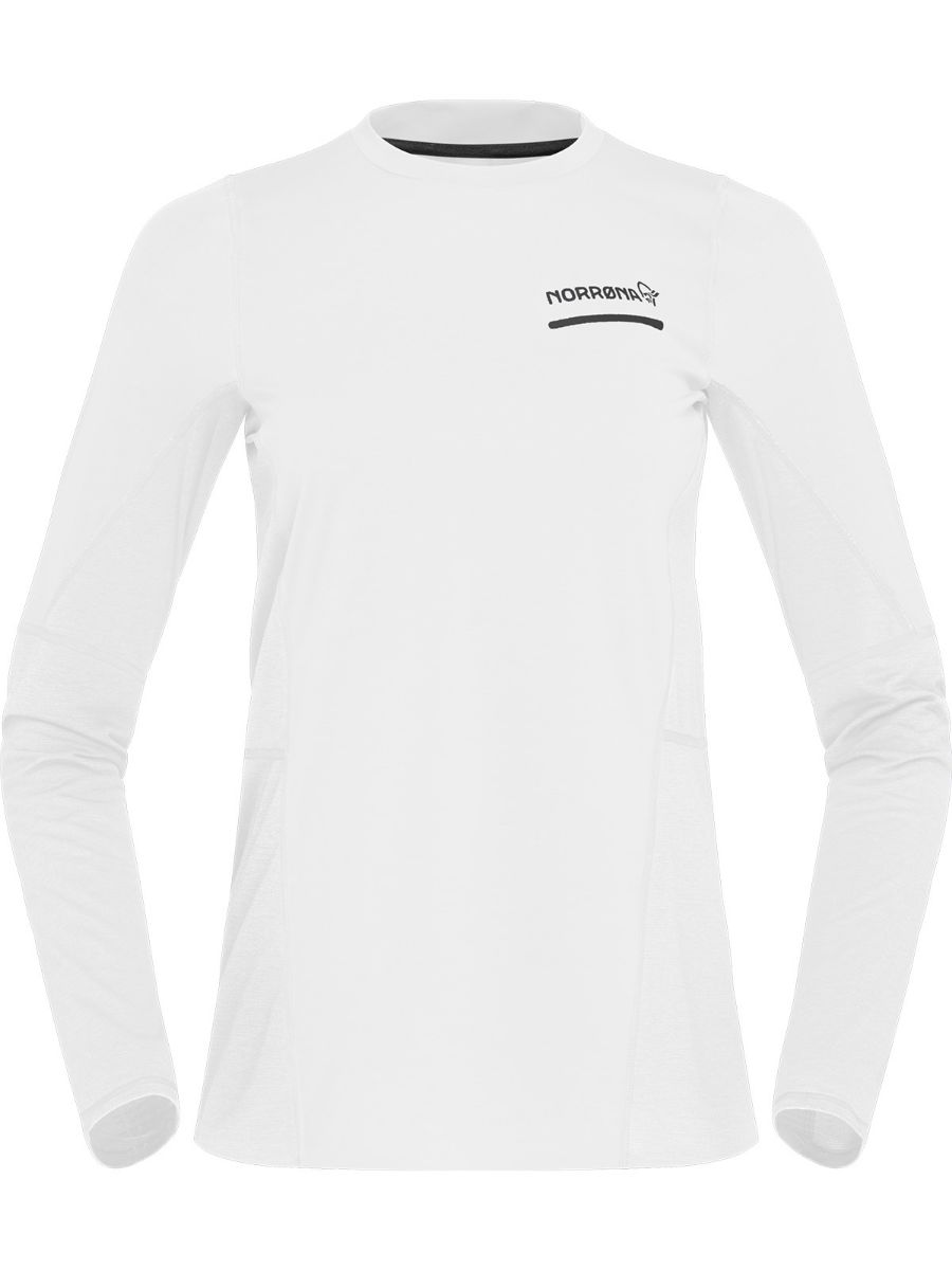 Lett genser til dame fra Norrøna i fargen Snow White