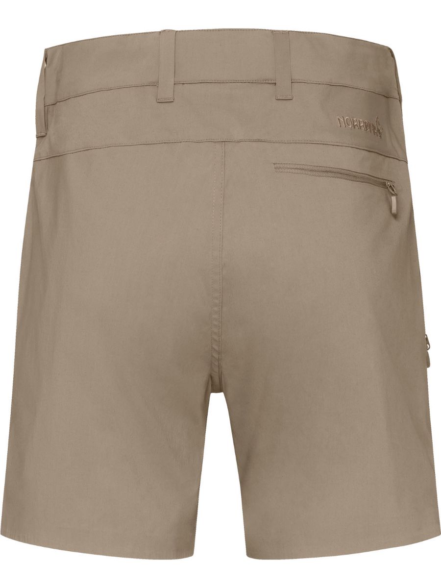 Lett shorts i bomull til dame fra Norrøna i fargen Winter Twig