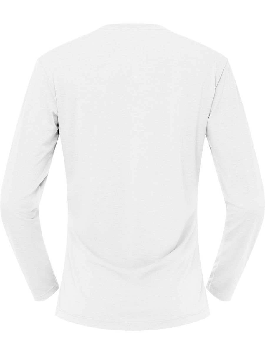 Teknisk longsleeve til dame fra Norrøna i fargen Snow White