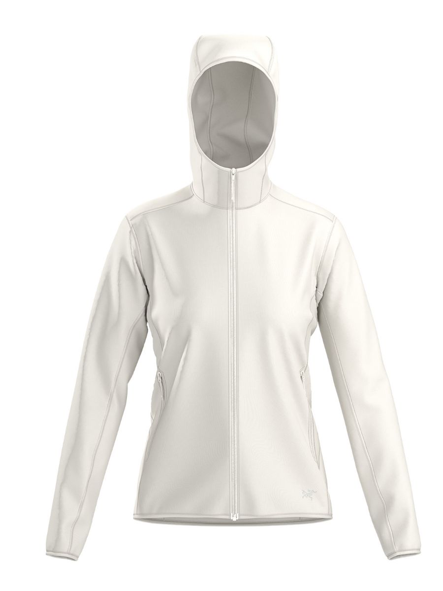Varm og komfortabel fleecejakke til dame fra ARc´Teryx i fargen Arctic Silk