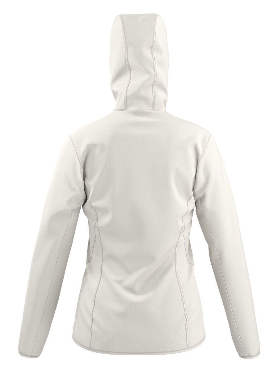 Varm og komfortabel fleecejakke til dame fra ARc´Teryx i fargen Arctic Silk