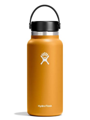 Stor og romslig termoflaske fra Hydroflask i fargen Fossil