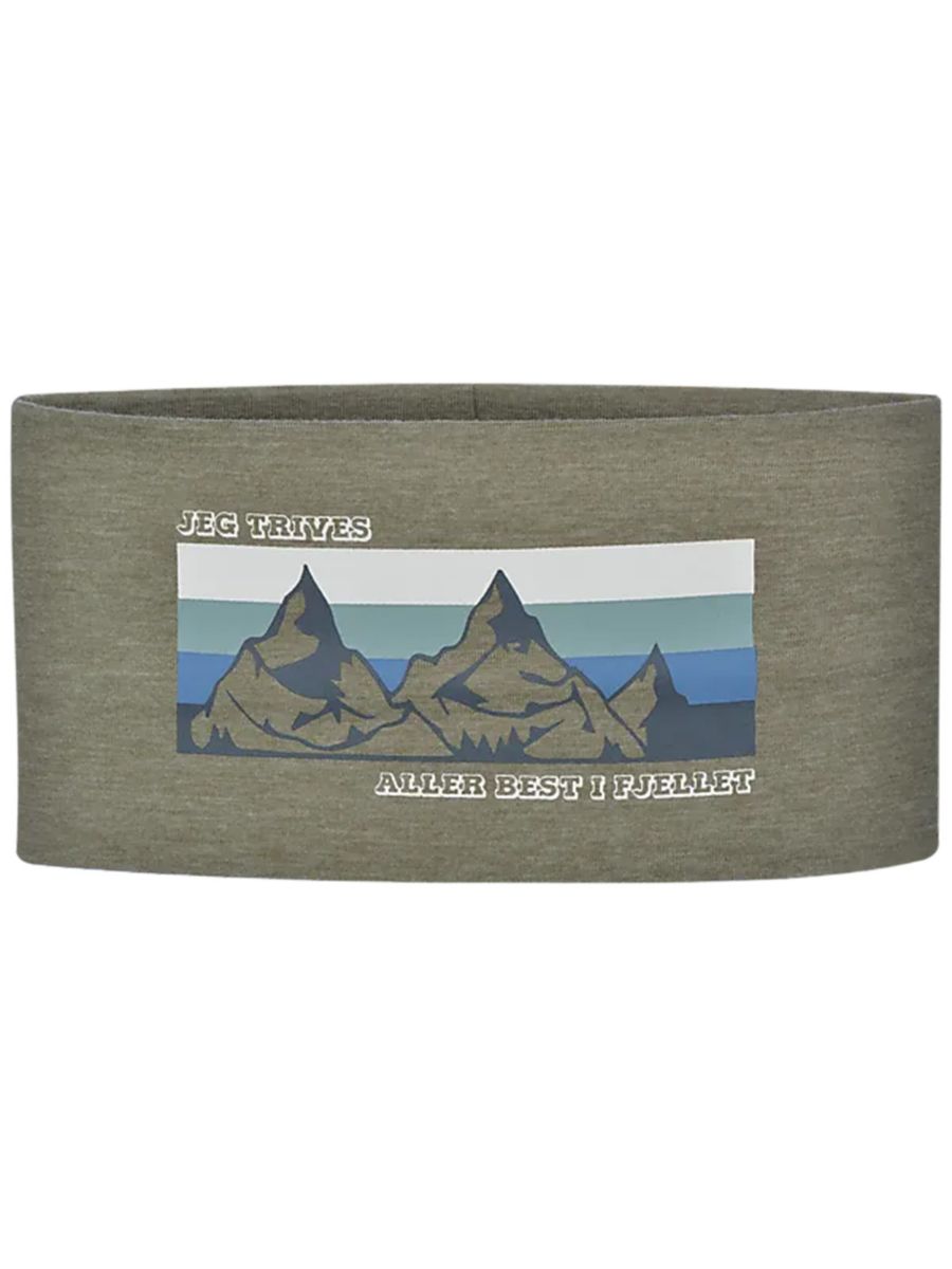 Lett pannebånd med trykk fra Jotunheim