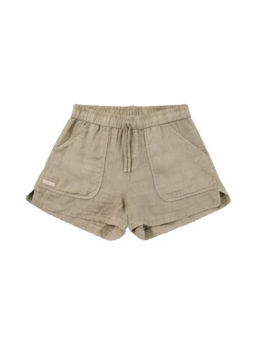 Linshorts til dame fra Amundsen i fargen Olive Ash