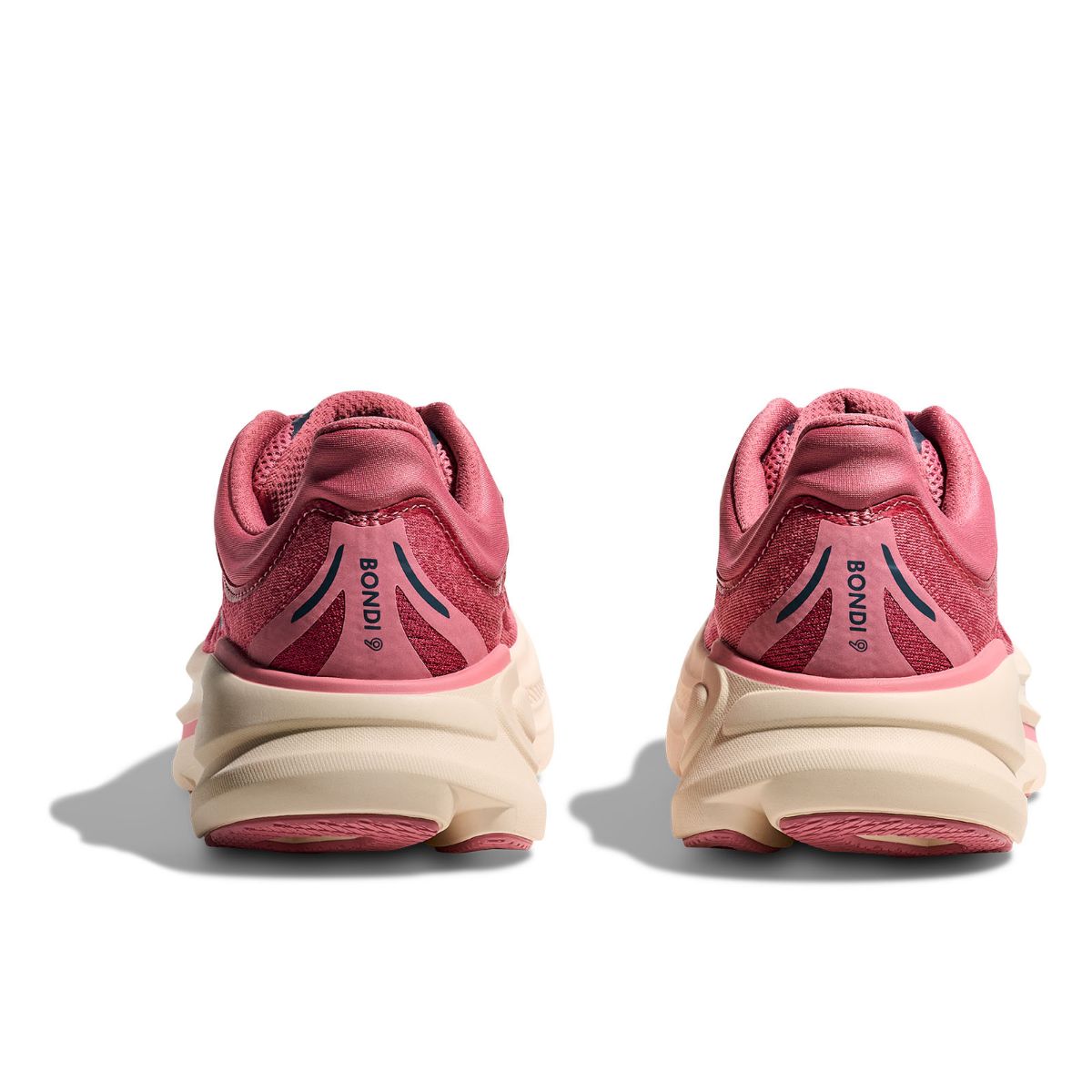 Bondi 9 til dame fra Hoka i fargen Lingonberry Cranberry. En maksdempet og komfortabel løpesko