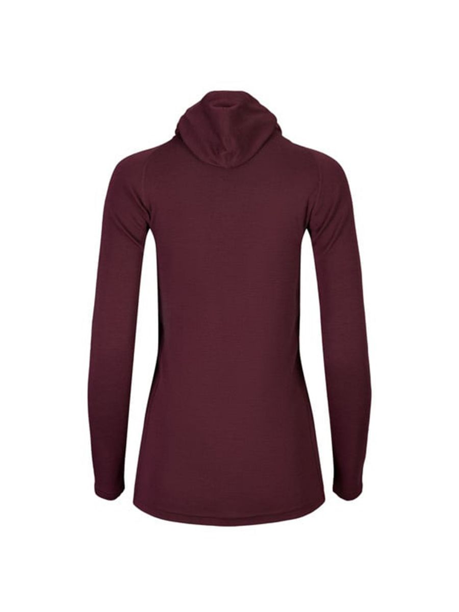 WarmWool genser fra Aclima til dame med hette i fargen Fig