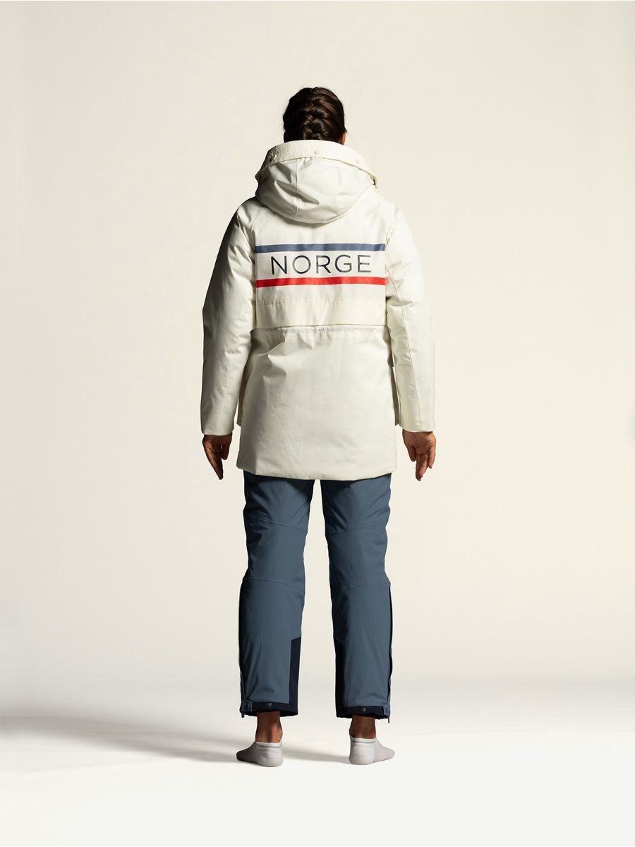 OL Norway isolert vinterjakke til dame fra Craft i fargen Tofu 