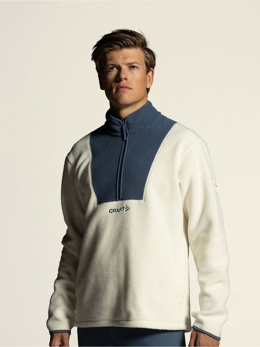 OL Norway Pile Halfzip til herre fra Craft i fargen Tofu