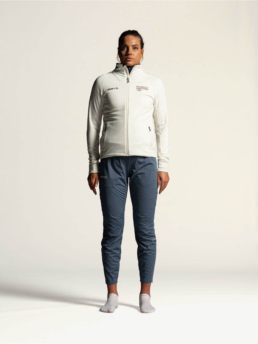 OL Norway Fleecejakke til dame fra Craft i fargen Tofu