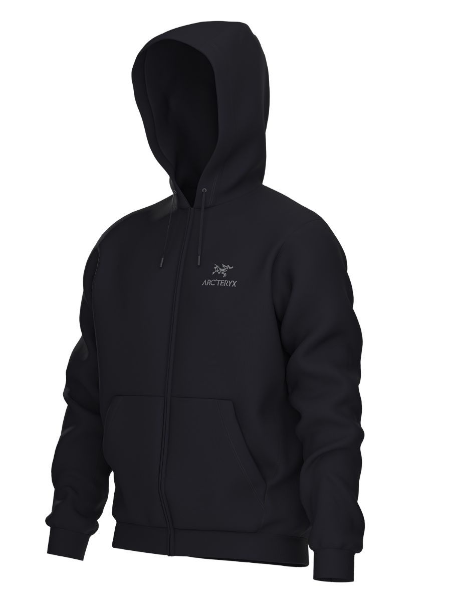 Hettejakke med fleece fra Arc´Teryx i fargen Black til herre
