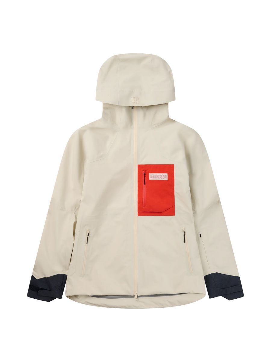 Skalljakke fra Amundsen Sports til herre i fargen Oatmeal