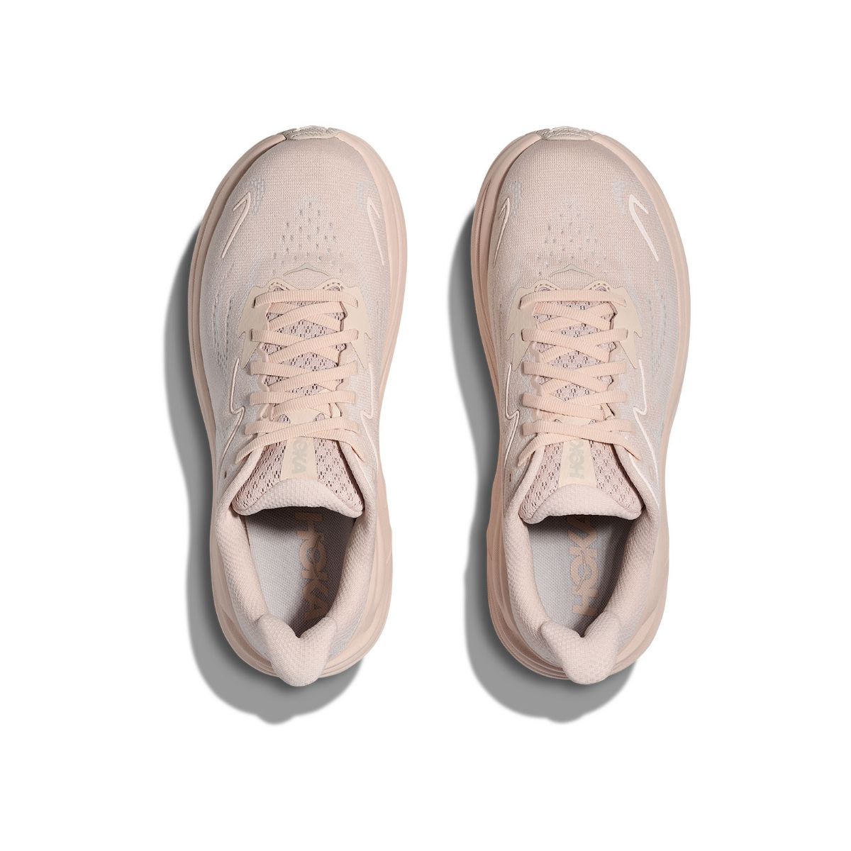 Clifton 10 til dame- en lett, allsidig og godt dempet løpesko. I fargen Beech Wood Rose Cream