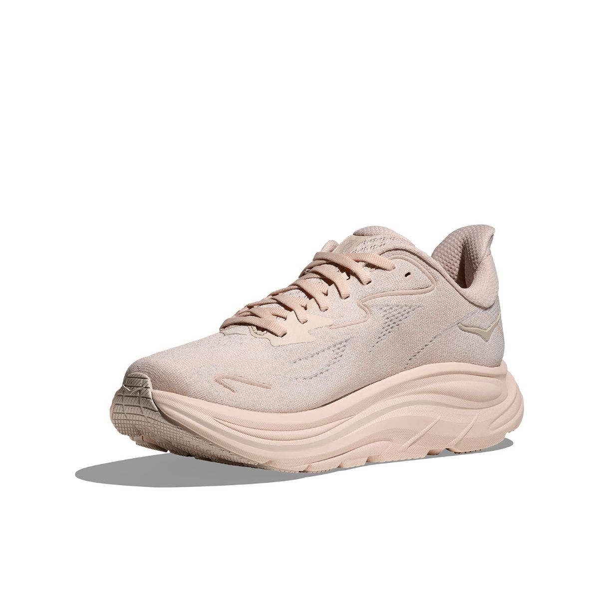 Clifton 10 til dame- en lett, allsidig og godt dempet løpesko. I fargen Beech Wood Rose Cream