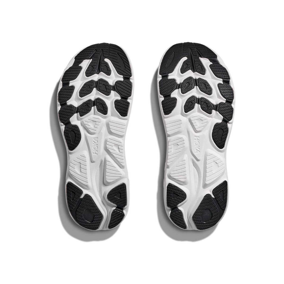 Lett og allsidig løpesko til dame fra Hoka med ekstra bredde. Clifton 10 Wide i fargen Sea Glass Neon Flame