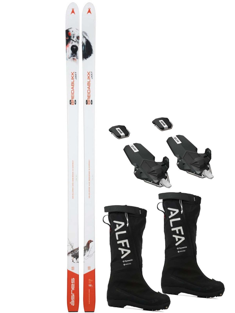 Bilde av Breidablikk | Alfa Outback Xplore 2.0 sko | Xplore binding | Jaktskipakke 