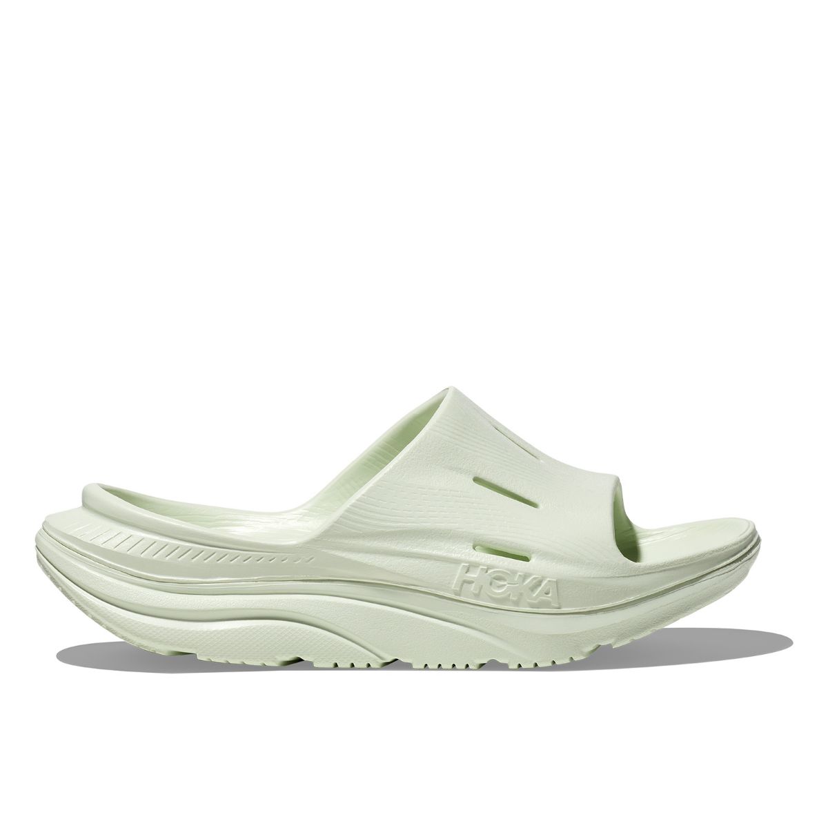 Unisex Recovery Slides fra Hoka i fargen Sea Glass Sea Glass