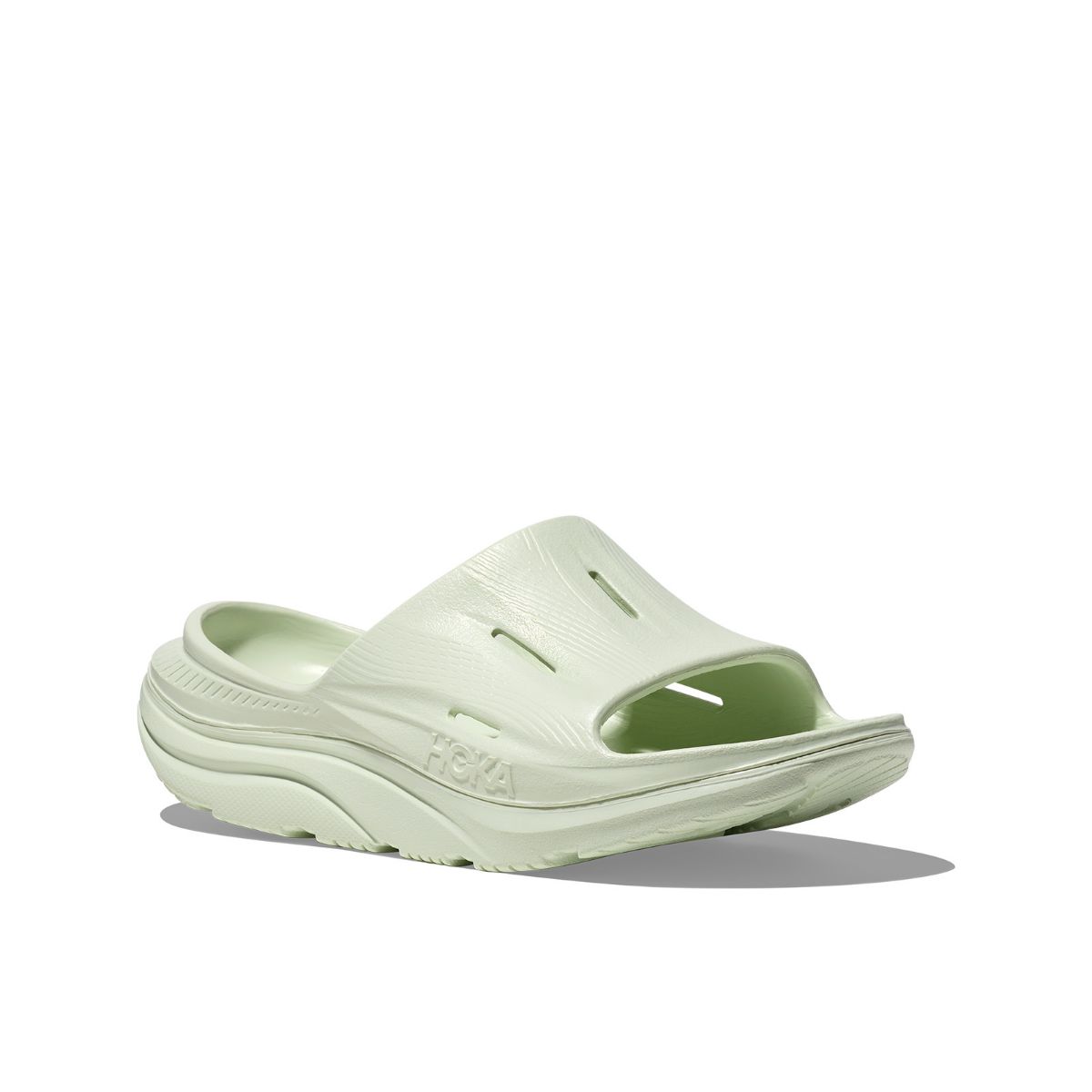 Unisex Recovery Slides fra Hoka i fargen Sea Glass Sea Glass
