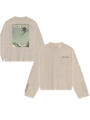 Klassisk og tøff longsleeve fra Pre Après i fargen Khaki Grey til dame og herre