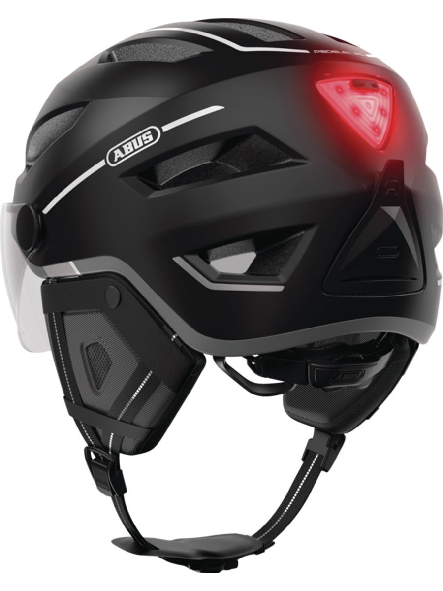 Sikker, komfortabel og beskyttende sykkehjelm fra Abus i fargen Velvet Black