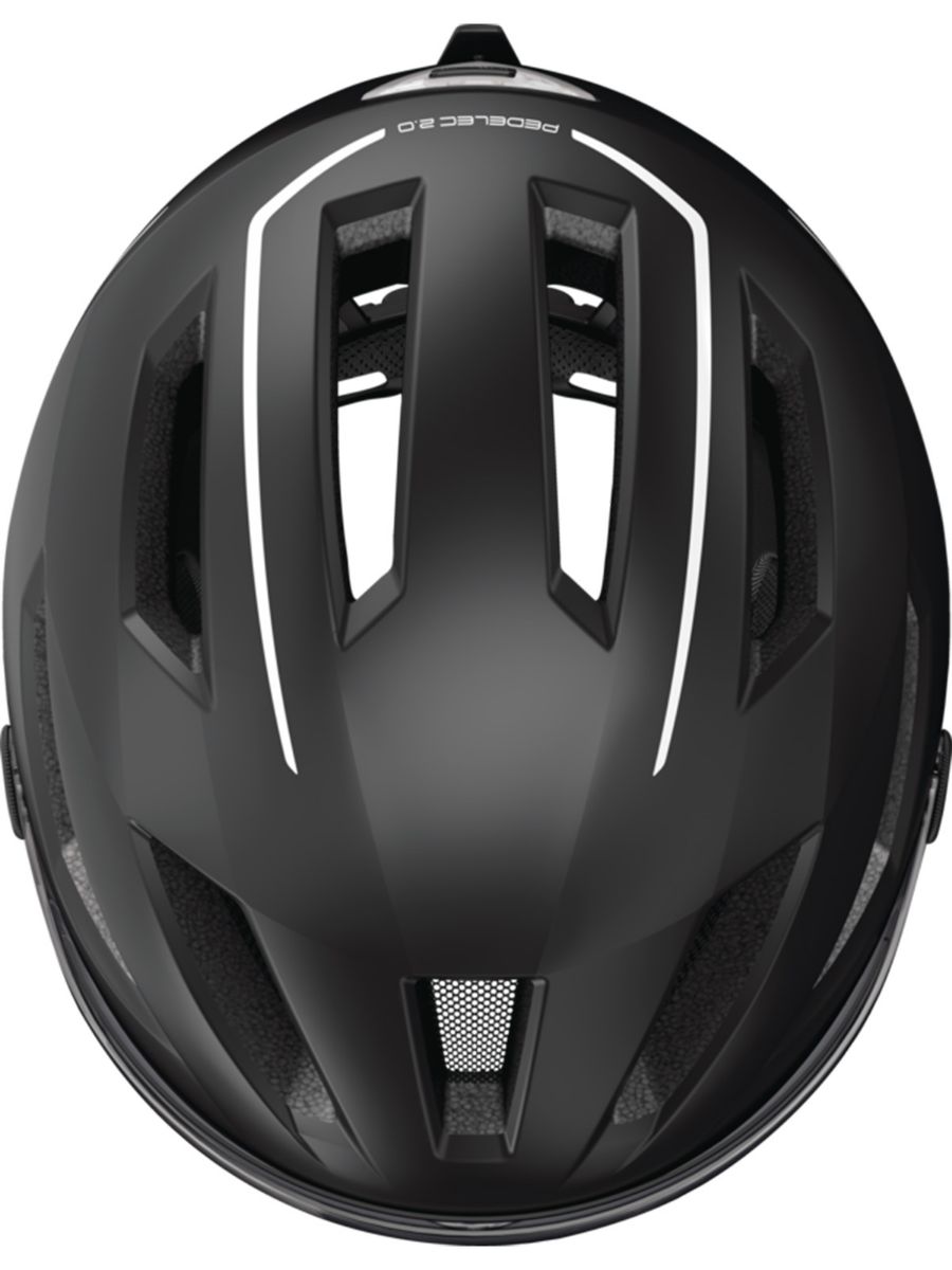 Sikker, komfortabel og beskyttende sykkehjelm fra Abus i fargen Velvet Black