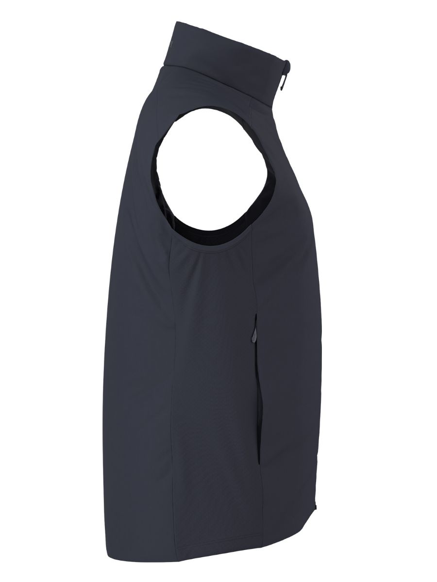 Isolerende og allsidig vest til herre fra Arc`Teryx i fargen Black Sapphire