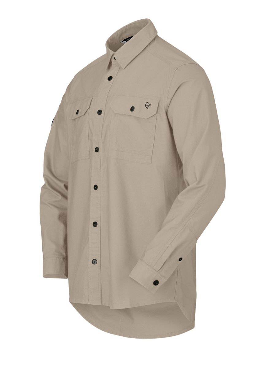 Klassisk og slitesterk skjorte til herre fra Norrøna i fargen Winter Twig