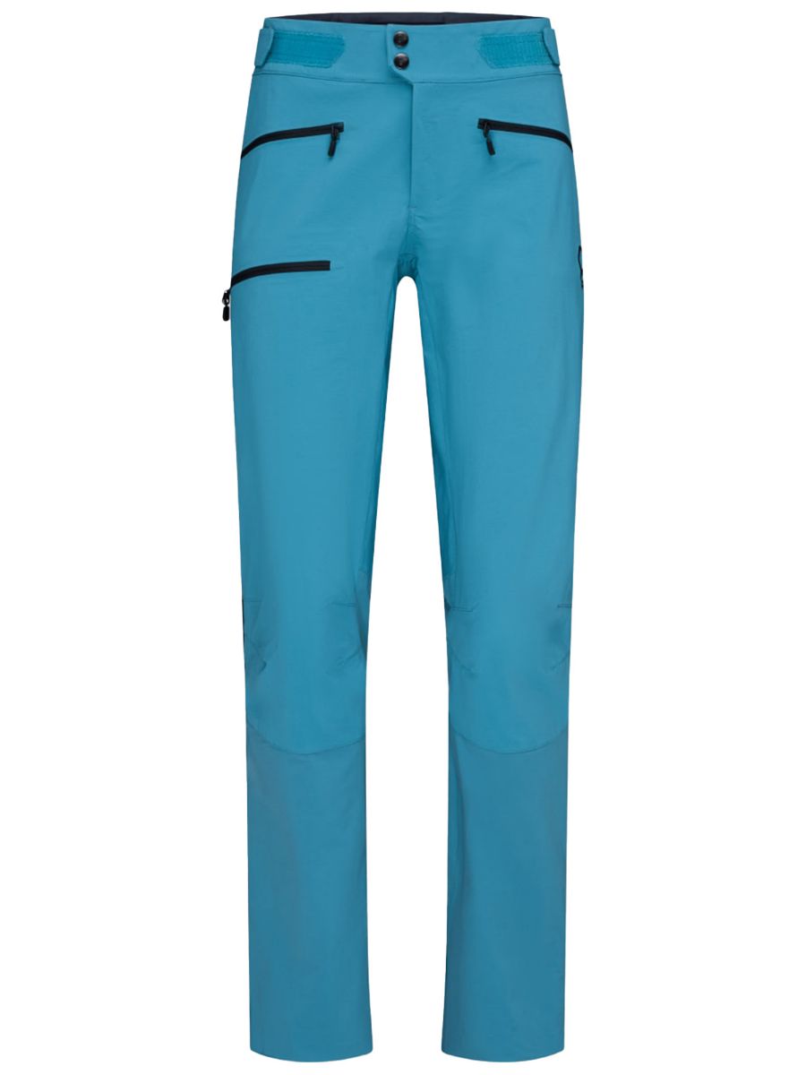 Fleksibel, robust og allsidig turbukse til dame fra Norrøna i fargen Brittany Blue