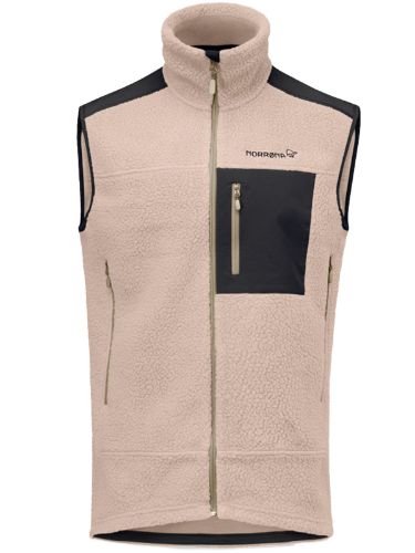 Fleecevest til herre fra Norrøna i fargen Winter Twig
