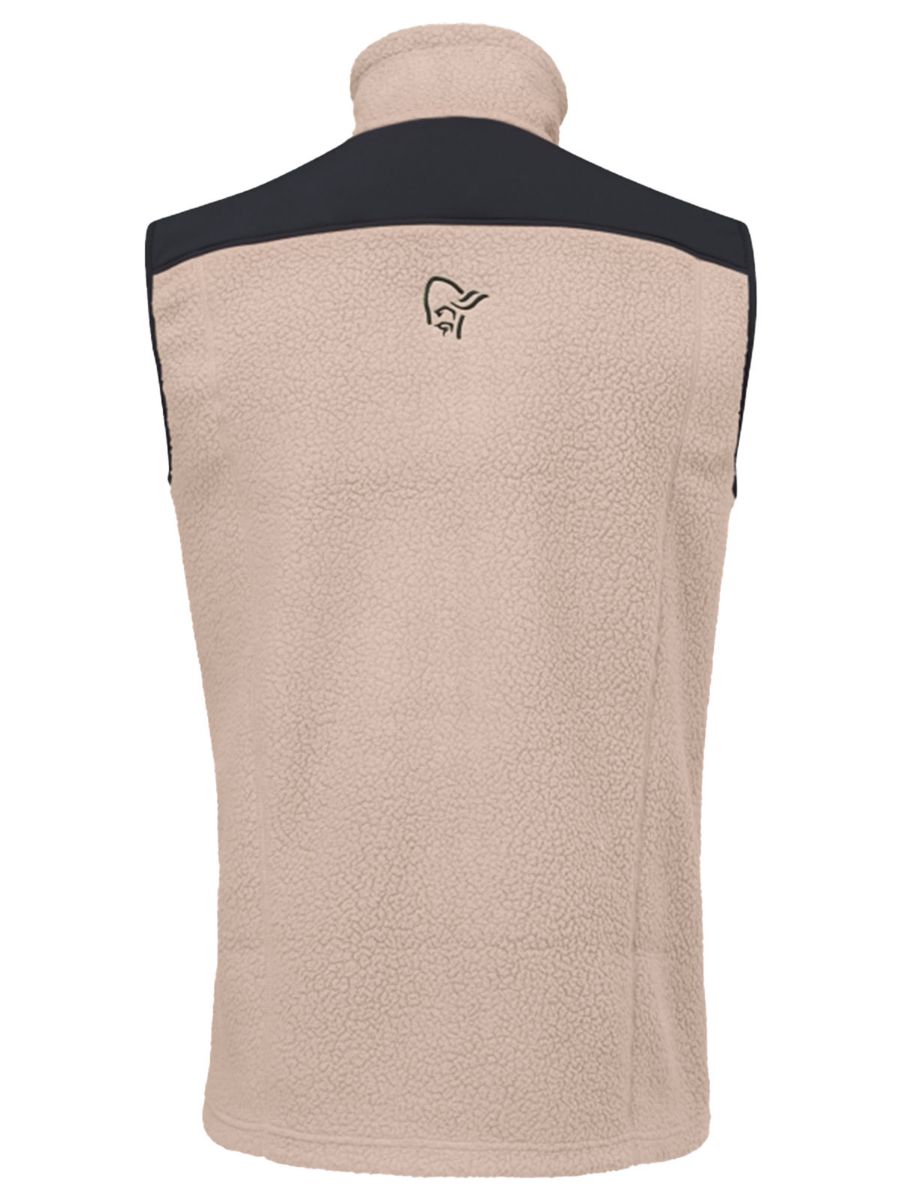 Fleecevest til herre fra Norrøna i fargen Winter Twig