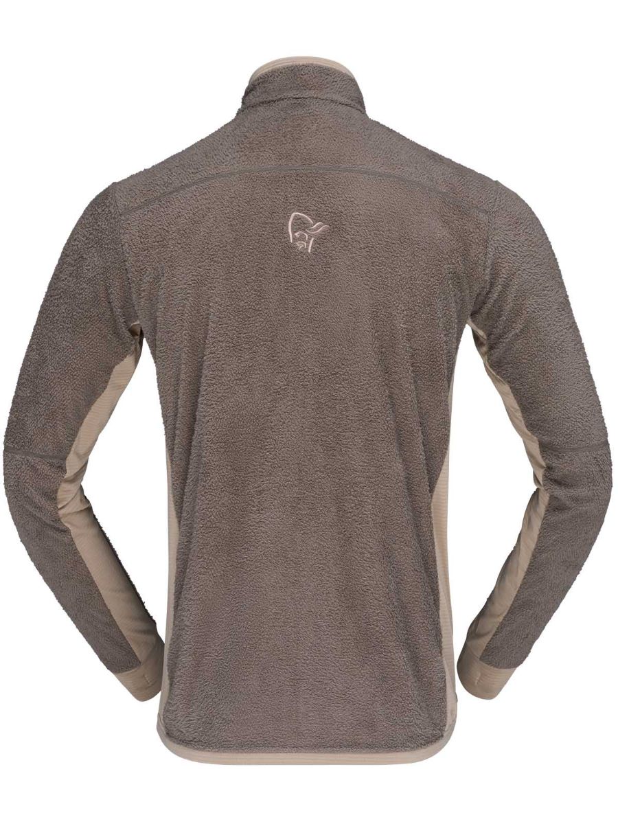 Fleecejakke til herre fra Norrøna i fargen Bungee Cord Winter Twig