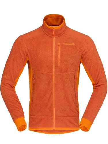 Lett, teknisk og varm fleecejakke til herre fra Norrøna