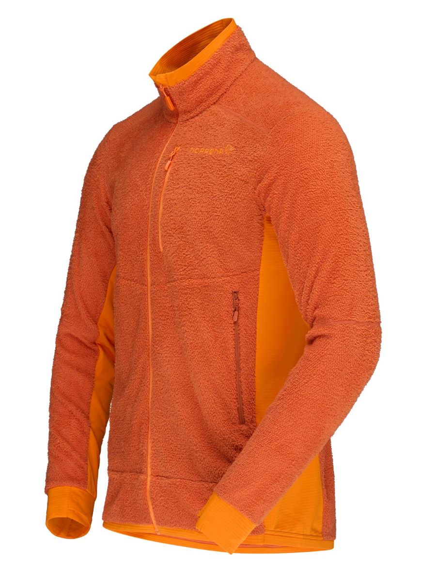 Lett, teknisk og varm fleecejakke til herre fra Norrøna